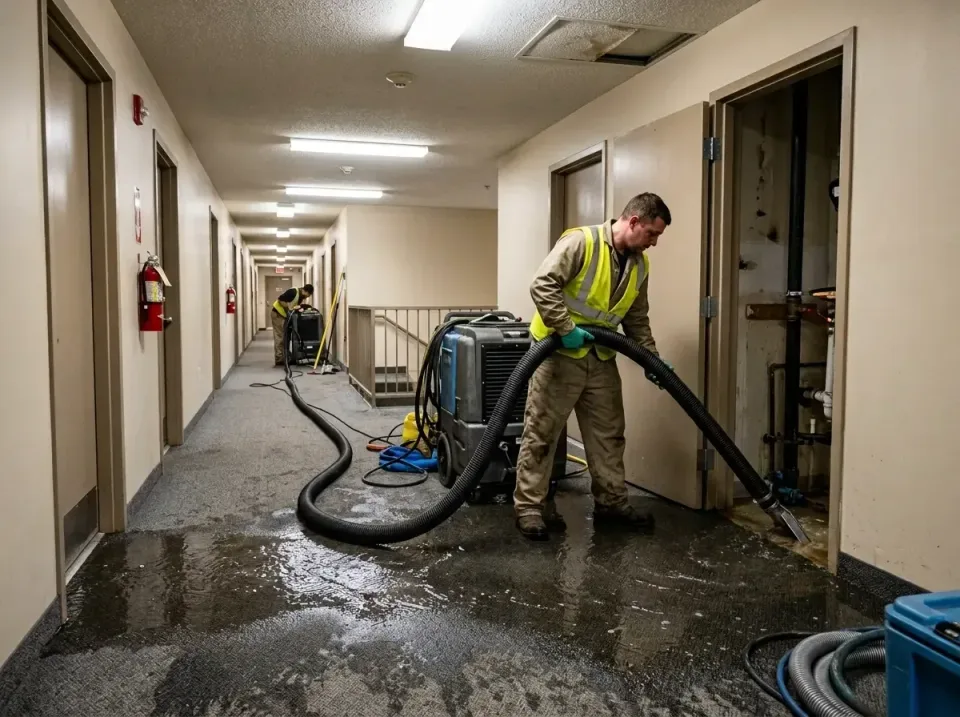 multi-unit-apartment-hallway-f-005 — frequently asked questions, Emergency Burst Pipe Water Extraction & Removal in Greenpor…